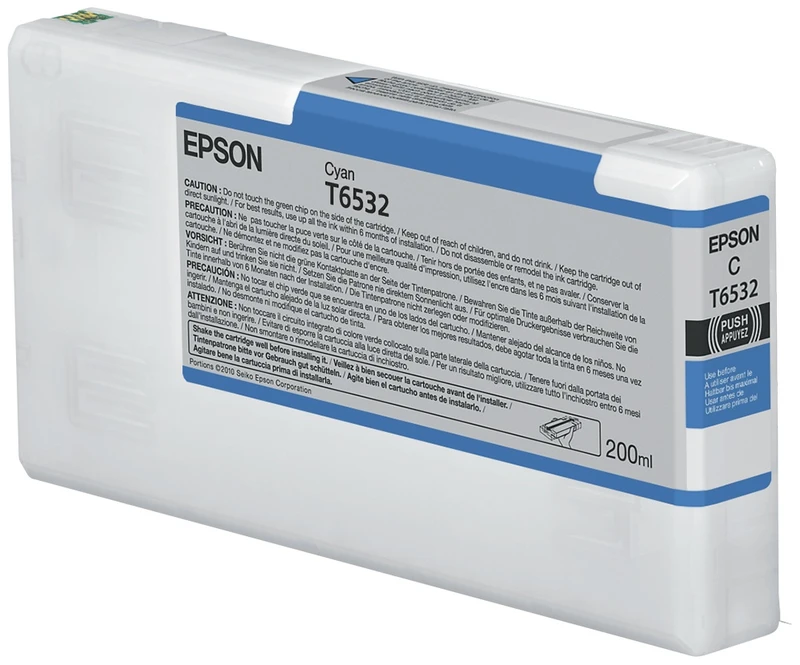 Epson T6532 Cyan Ink Cartridge - (C13T653200)