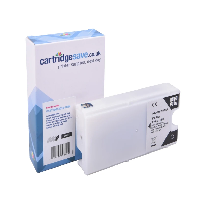 Compatible Epson 79XL High Capacity Black Ink Cartridge - (Tower of Pisa T7901)