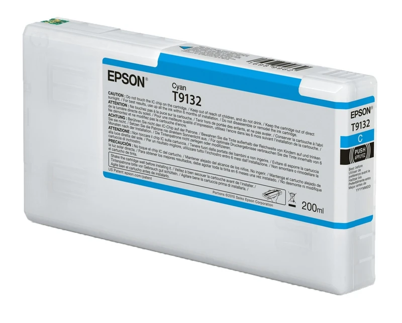 Epson T9132 Cyan Ink Cartridge - (C13T913200)