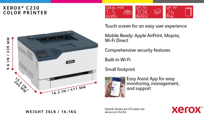 Xerox C230 Colour Laser Printer