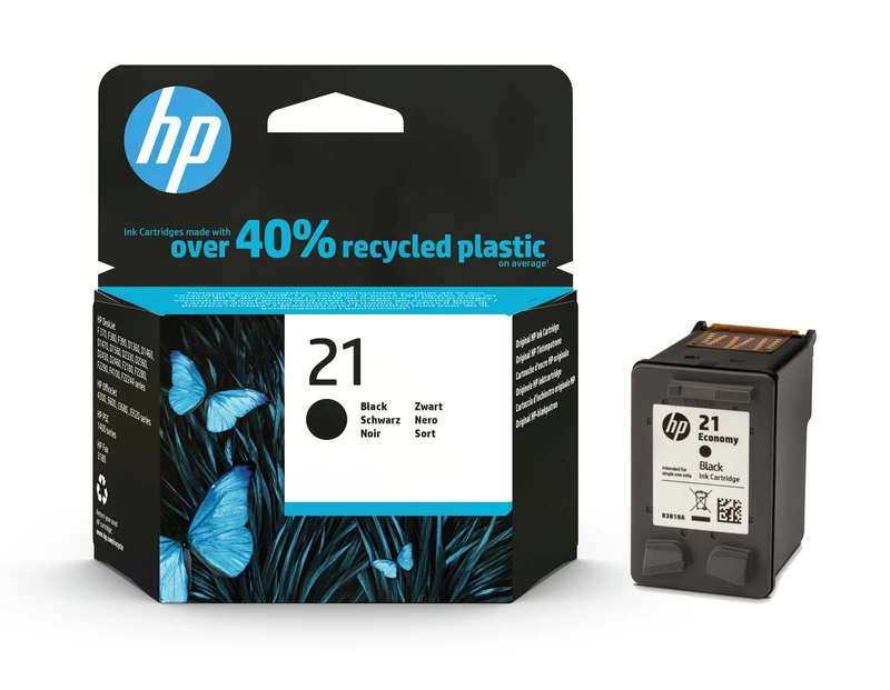 HP 21 Black Ink Cartridge - (C9351AE / HP 21 Cartridge)