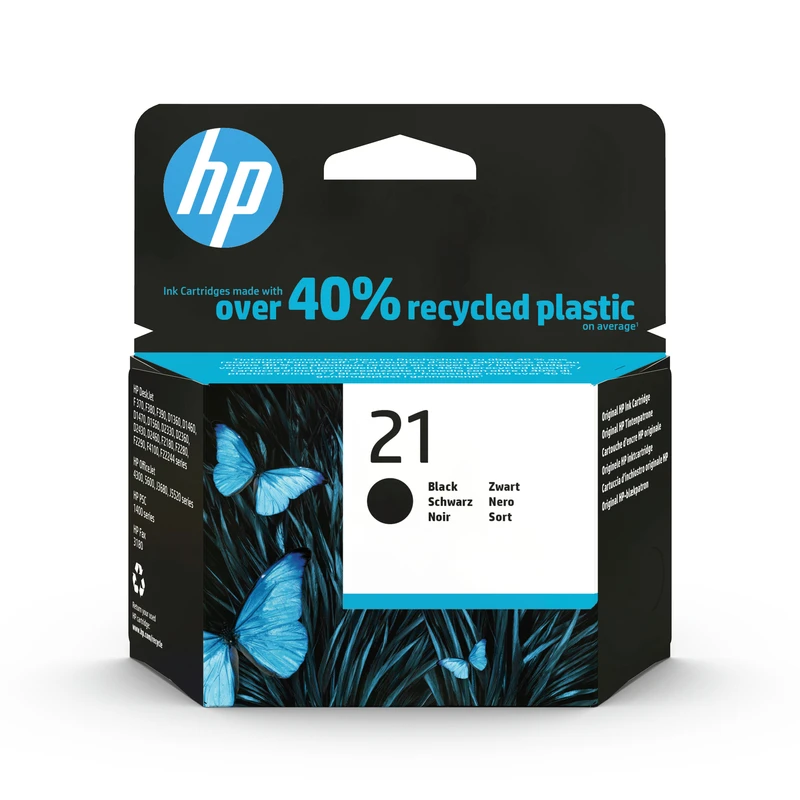 HP 21 Black Ink Cartridge - (C9351AE / HP 21 Cartridge)