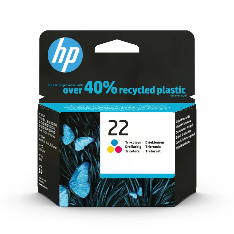 HP 22 Tri-Colour Ink Cartridge - (C9352AE)