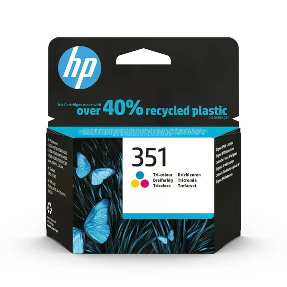 HP 351 Tri-Colour Ink Cartridge - (CB337EE)