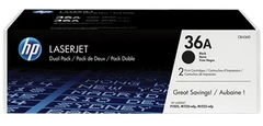 HP 36A Black Toner Cartridge - (CB436A)