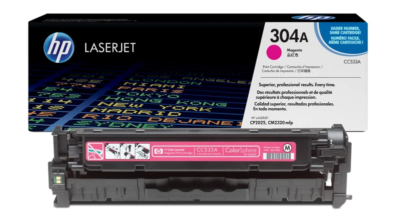 HP 304A Magenta Toner Cartridge - (CC533A)