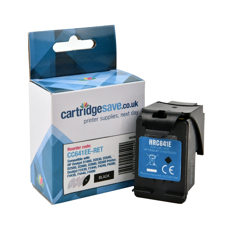 Compatible HP 300XL High Capacity Black Ink Cartridge - (CC641EE)