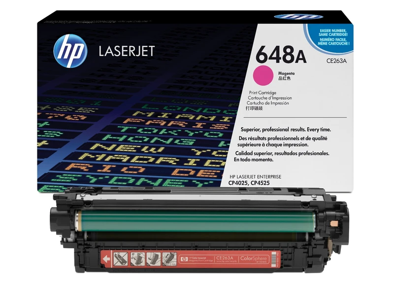 HP 648A Magenta Toner Cartridge - (CE263A)