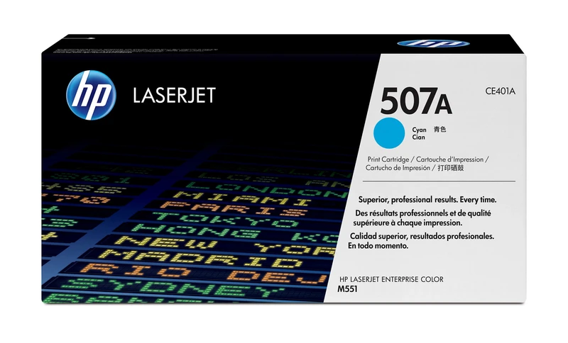 HP 507A Cyan Toner Cartridge - (CE401A)
