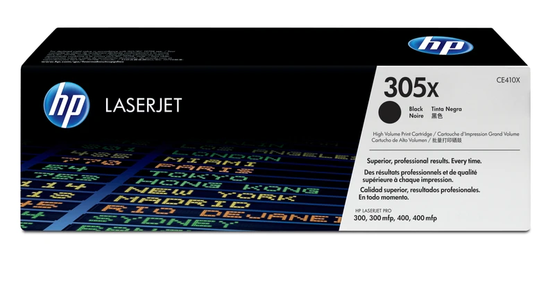 HP 305X High Capacity Black Toner Cartridge - (CE410X)