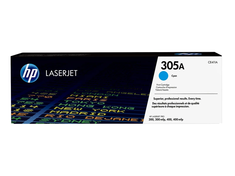HP 305A Cyan Toner Cartridge - (CE411A)