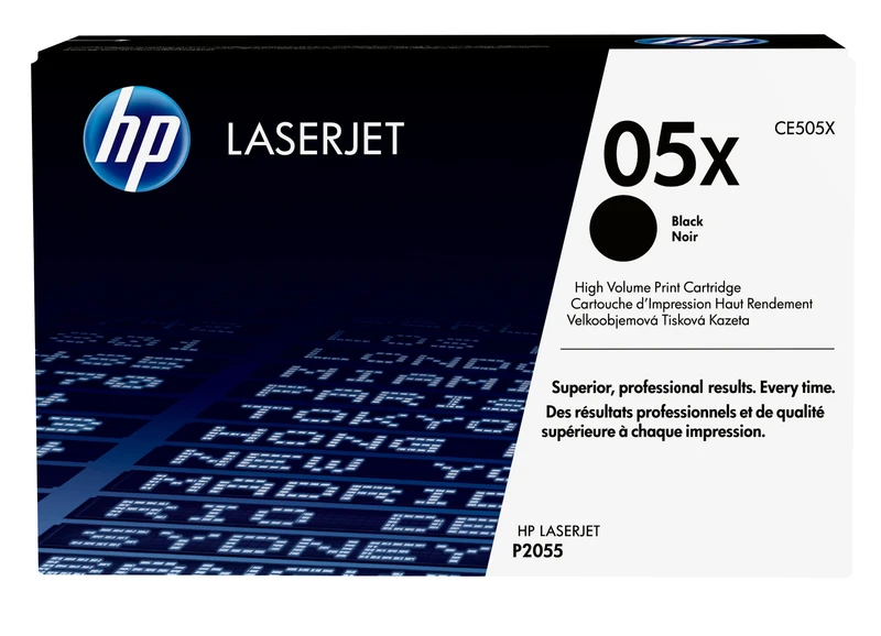 HP 05X High Capacity Black Toner Cartridge - (CE505X)