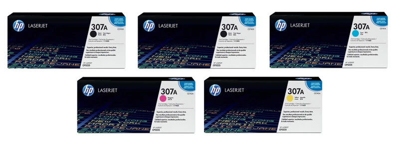 HP 307A 5 Colour Toner Cartridge Multipack