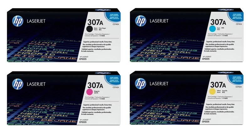 HP 307A 4 Colour Toner Cartridge Multipack