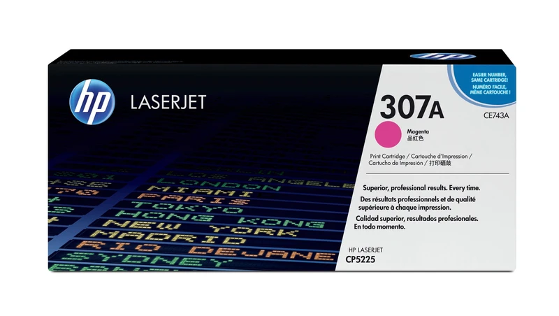 HP 307A Magenta Toner Cartridge - CE743A