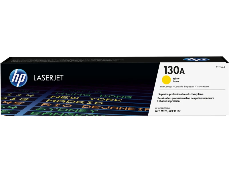 HP 130A Yellow Toner Cartridge - (CF352A)