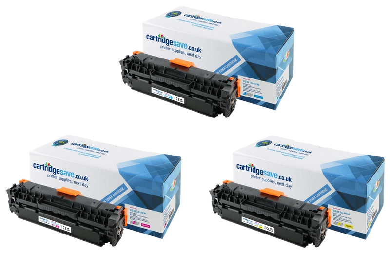 Compatible HP 305A 3 Colour Toner Cartridge Multipack (CF370AM)