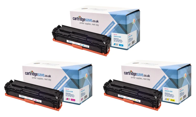 Compatible HP 125A 3 Colour Toner Cartridge Multipack - (CF373AM)