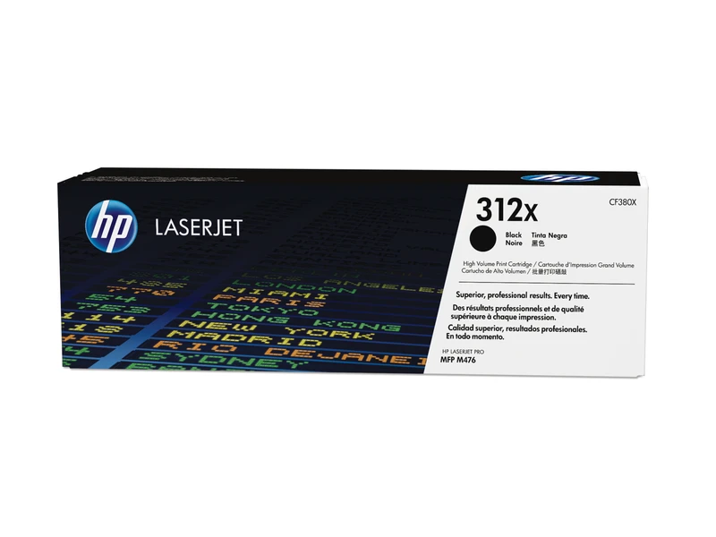 HP 312X High Capacity Black Toner Cartridge - (CF380X)