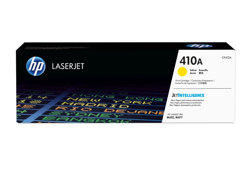 HP 410A Yellow Toner Cartridge - (CF412A)