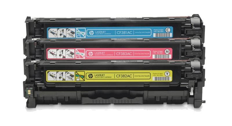 HP 312A 3 Colour Toner Cartridge Multipack - (CF440AM)