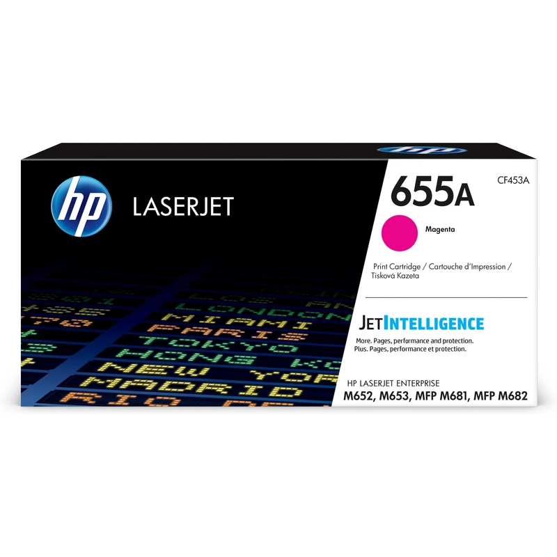 HP 655A Magenta Toner Cartridge - (CF453A)