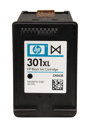HP 301XL High Capacity Black Ink Cartridge - (CH563EE)