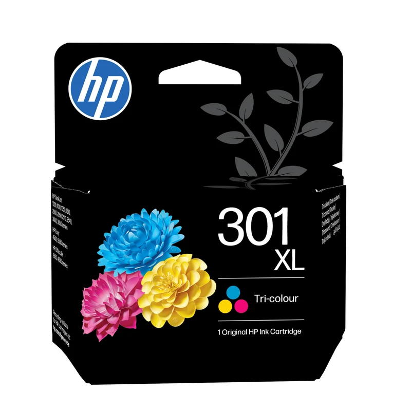 HP 301XL High Capacity Tri-Colour Ink Cartridge - (CH564EE)