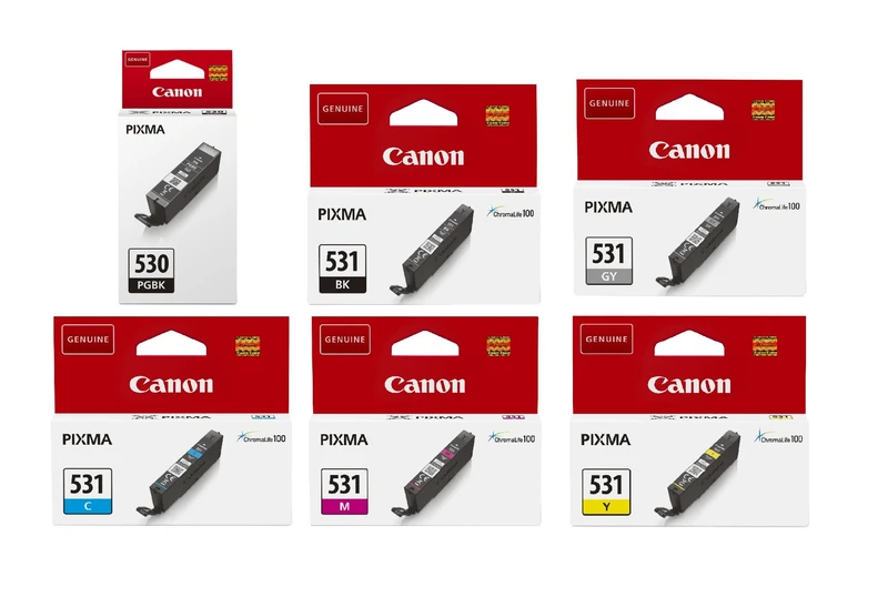 Canon CLI-531 6 Colour Ink Cartridge Multipack