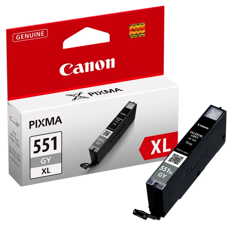 Canon CLI-551GYXL High Capacity Grey Ink Cartridge - (6447B001)