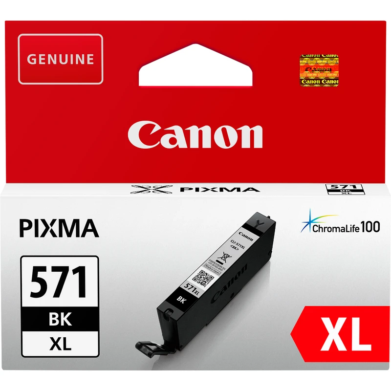 Canon CLI-571BKXL High Capacity Black Ink Cartridge - (0331C001)