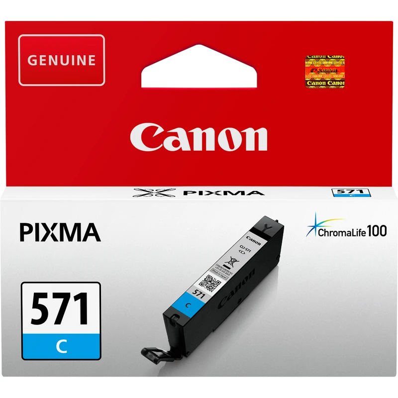 Canon CLI-571C Cyan Ink Cartridge - (0386C001)