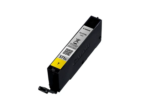 Canon CLI-571YXL High Capacity Yellow Ink Cartridge - (0334C001)