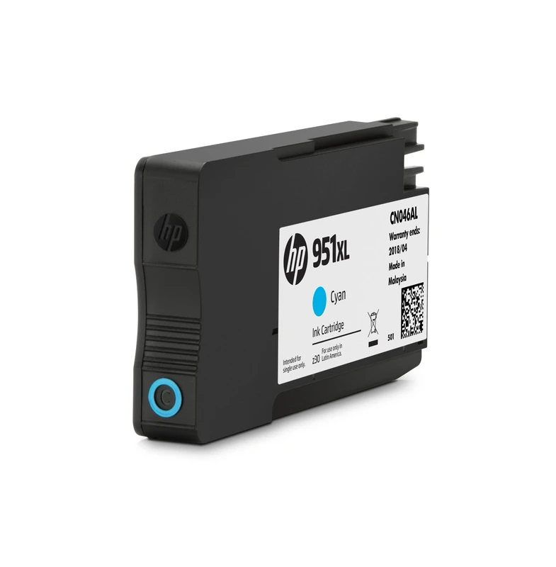 HP 951XL High Capacity Cyan Ink Cartridge - (CN046AE)