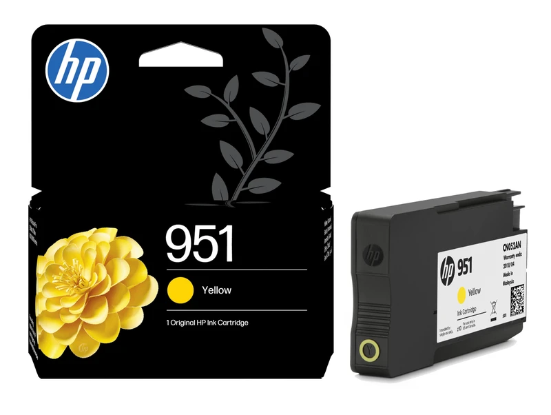 HP 951 Yellow Ink Cartridge - (CN052AE)