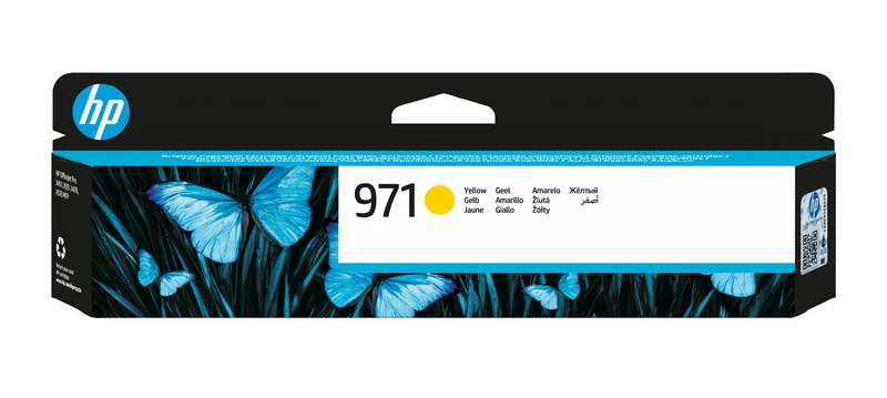 HP 971 Yellow Ink Cartridge - (CN624AE)