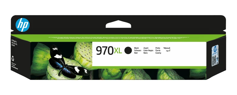 HP 970XL High Capacity Black Ink Cartridge - (CN625AE)