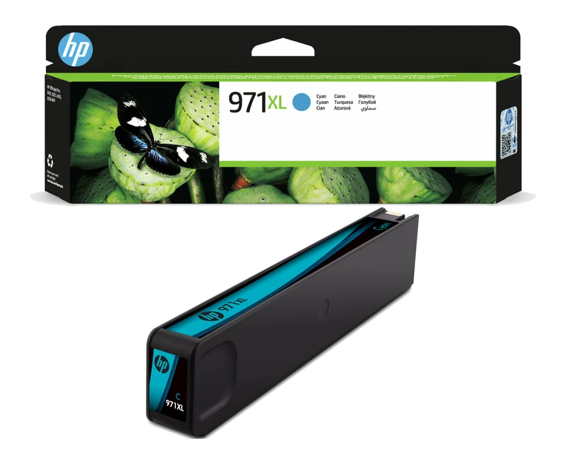 HP 971XL High Capacity Cyan Ink Cartridge - (CN626AE)