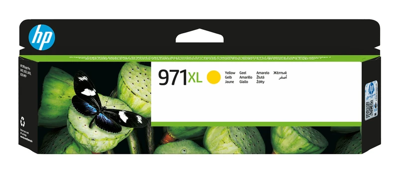 HP 971XL High Capacity Yellow Ink Cartridge - (CN628AE)