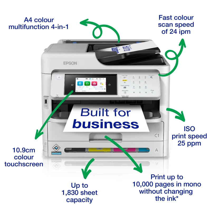 Epson WorkForce Pro WF-C5890DWF A4 Inkjet Printer