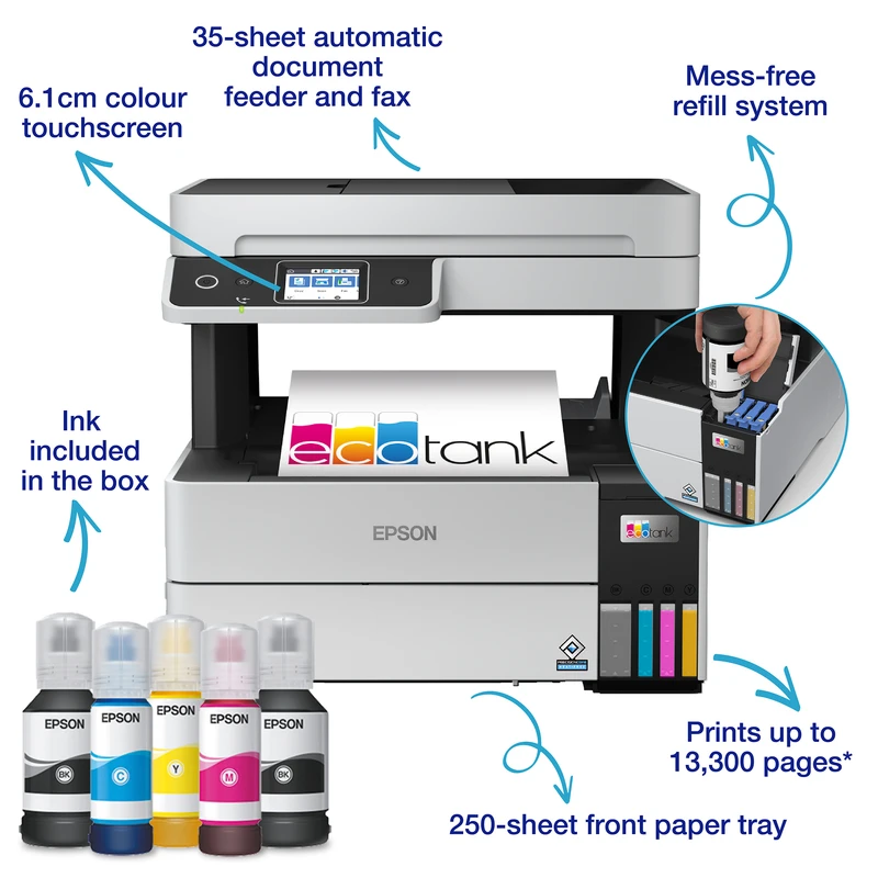 Epson EcoTank Pro ET-5185 A4 Multifunction Inkjet Printer