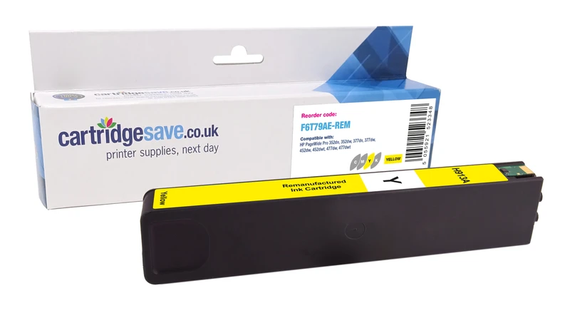 Compatible HP 913A Yellow Ink Cartridge - (F6T79AE)
