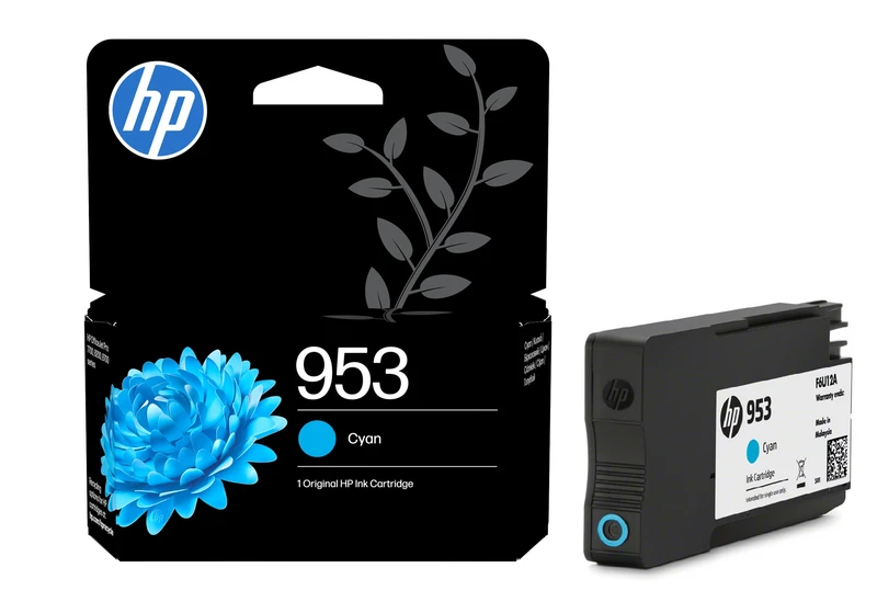 HP 953 Cyan Ink Cartridge - (F6U12AE)