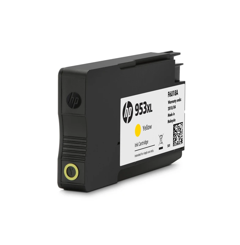 HP 953XL High Capacity Yellow Ink Cartridge - (F6U18AE)