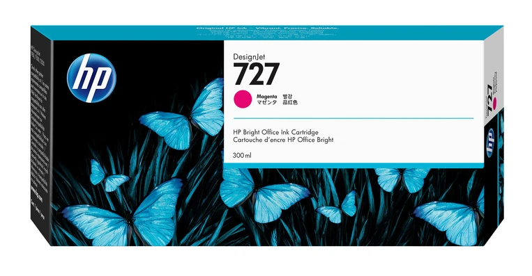 HP 727 Extra High Capacity Magenta Ink Cartridge - (F9J77A)