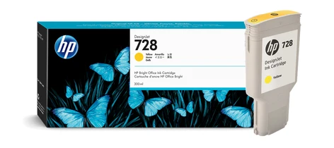 HP 728 Extra High Capacity Yellow Ink Cartridge - (F9K15A)
