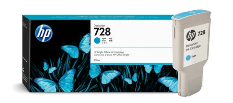 HP 728 Extra High Capacity Cyan Ink Cartridge - (F9K17A)