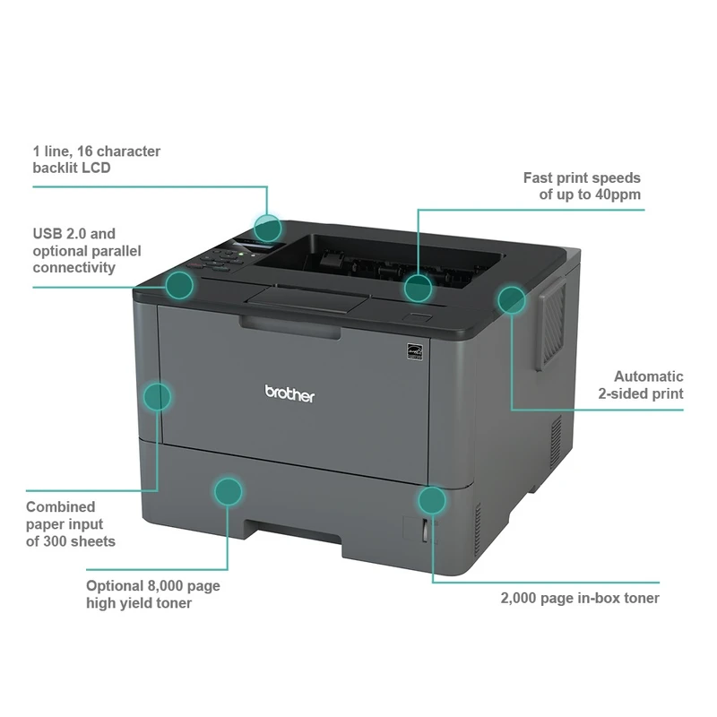 Brother HL-L5000D Mono Laser Printer