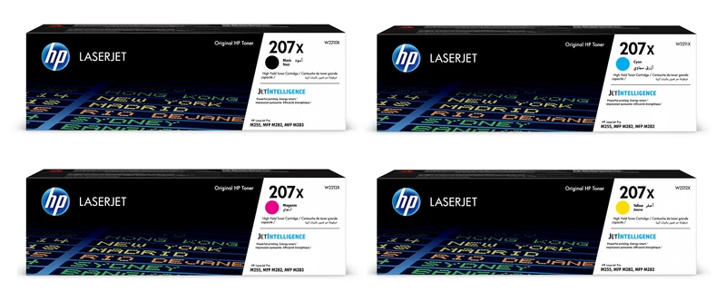 HP 207X 4 Colour High Capacity Toner Cartridge Multipack