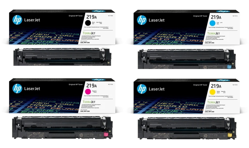 HP 219A 4 Colour Toner Cartridge Multipack